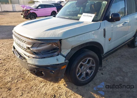 2023 Ford Bronco Sport Badlands z USA, uszkodzony, nr VIN 3FMCR9D92PRE06402